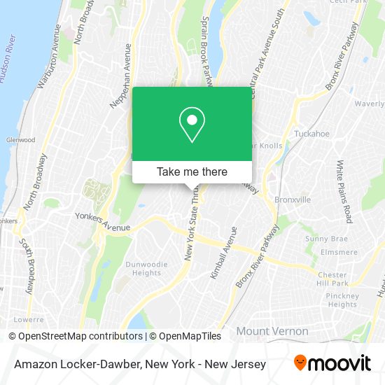 Amazon Locker-Dawber map