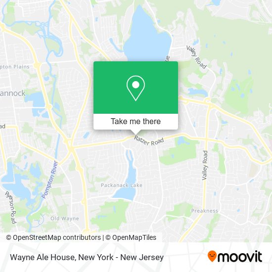 Wayne Ale House map