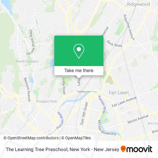 The Learning Tree Preschool map