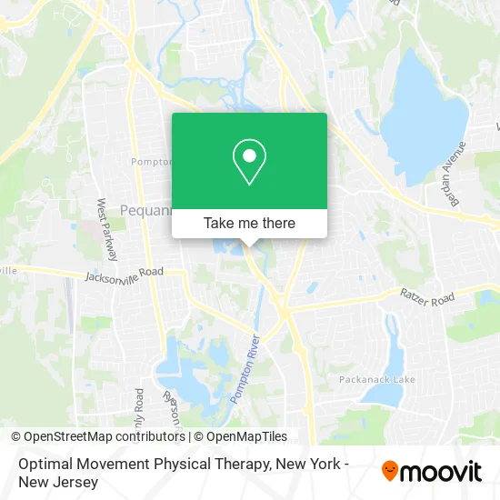Optimal Movement Physical Therapy map