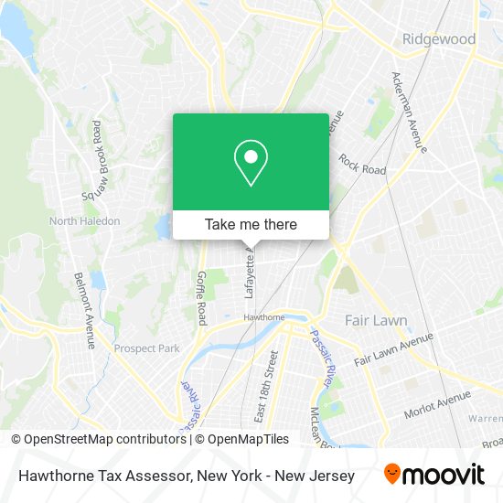 Hawthorne Tax Assessor map