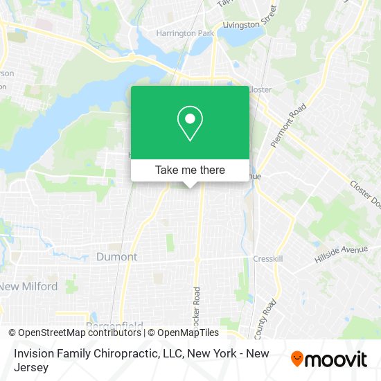 Mapa de Invision Family Chiropractic, LLC