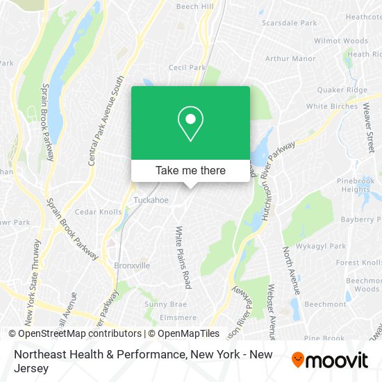 Mapa de Northeast Health & Performance