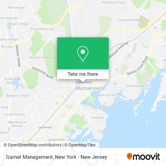 Garnet Management map