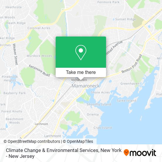 Climate Change & Environmental Services map
