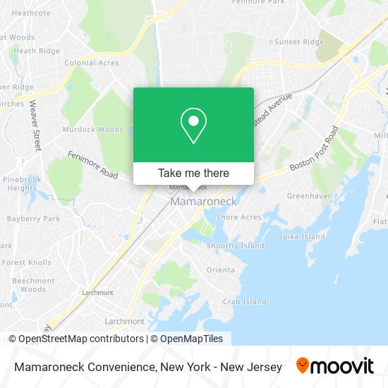 Mamaroneck Convenience map