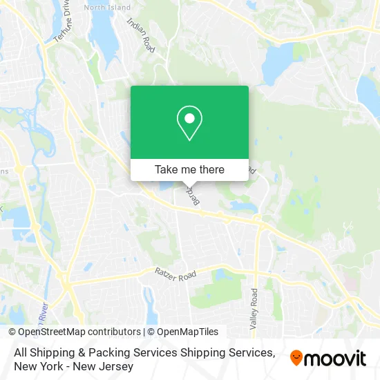 All Shipping & Packing Services Shipping Services map