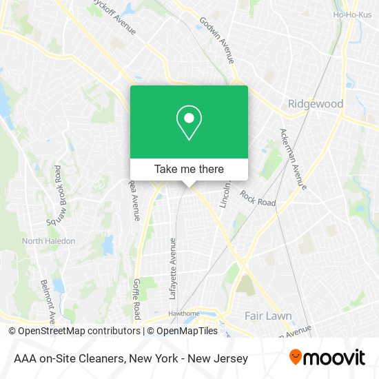 AAA on-Site Cleaners map