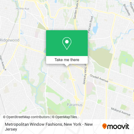 Metropolitan Window Fashions map