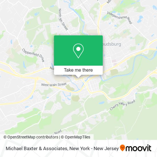 Michael Baxter & Associates map