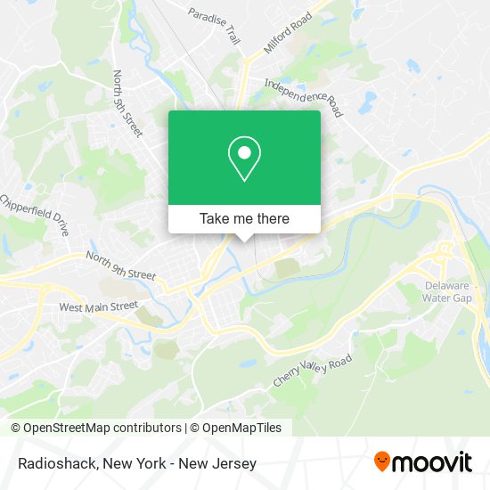 Radioshack map