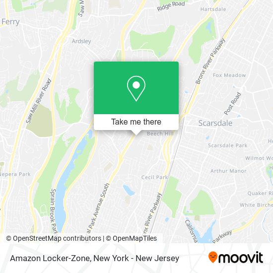 Amazon Locker-Zone map