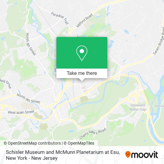 Schisler Museum and McMunn Planetarium at Esu map