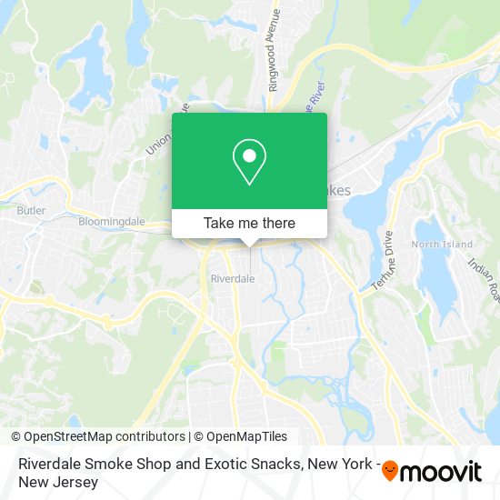 Mapa de Riverdale Smoke Shop and Exotic Snacks