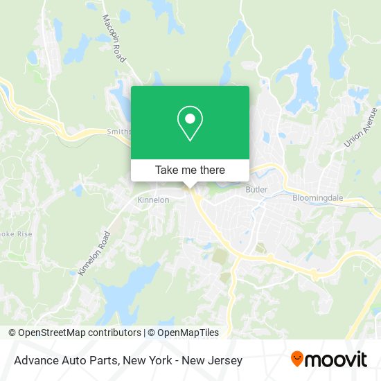 Advance Auto Parts map