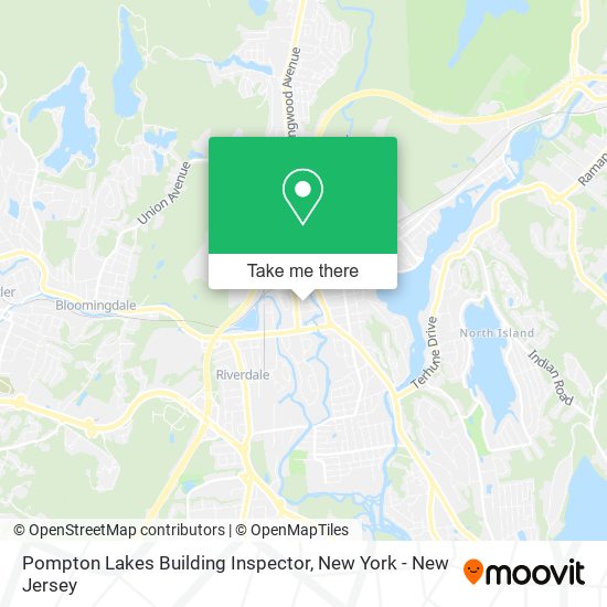 Mapa de Pompton Lakes Building Inspector