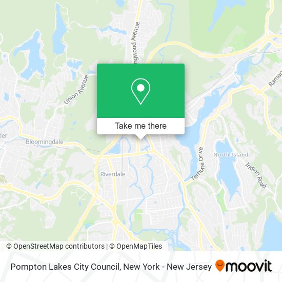 Pompton Lakes City Council map