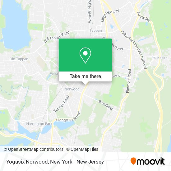 Yogasix Norwood map
