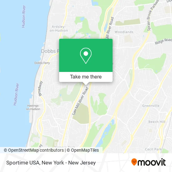 Sportime USA map