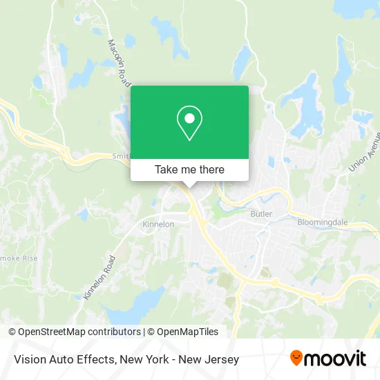 Vision Auto Effects map