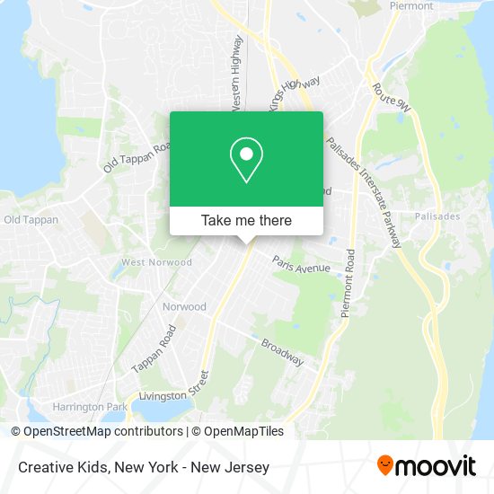 Creative Kids map