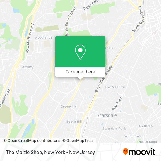 The Maizie Shop map