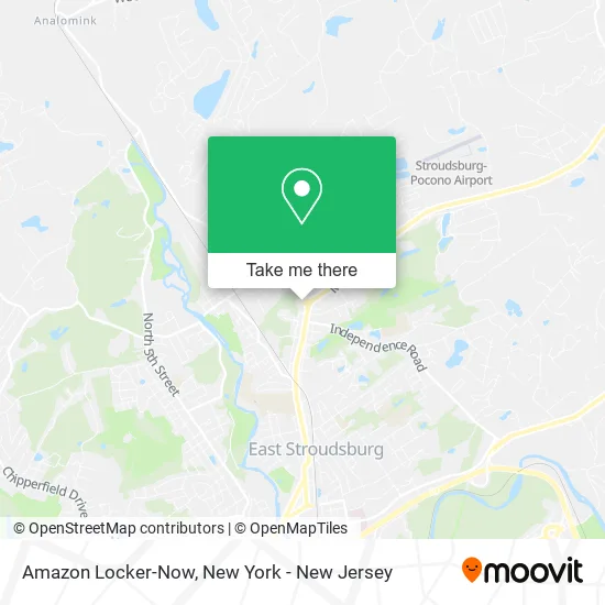 Amazon Locker-Now map