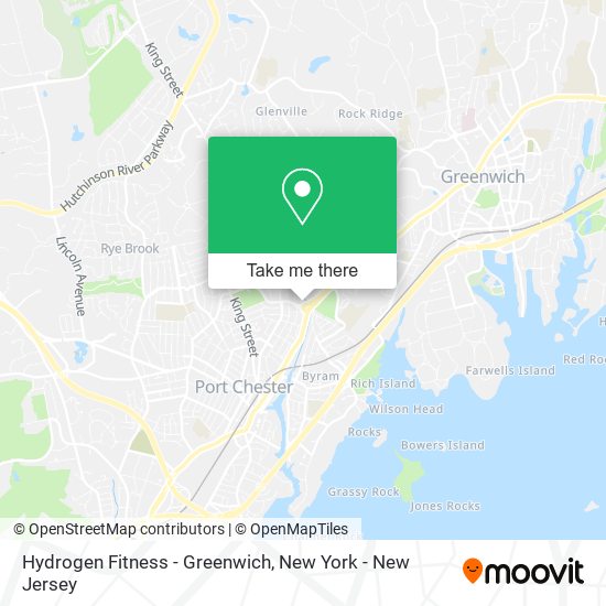 Mapa de Hydrogen Fitness - Greenwich