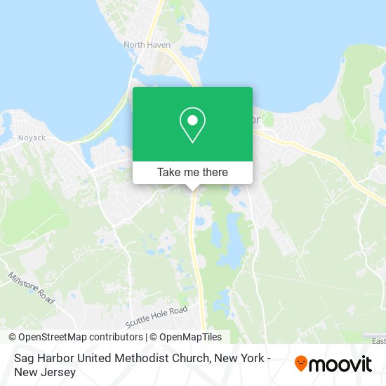 Sag Harbor United Methodist Church map