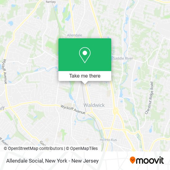 Allendale Social map