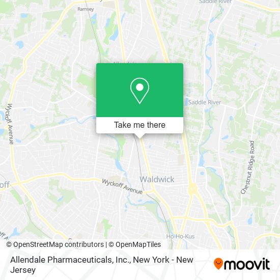 Allendale Pharmaceuticals, Inc. map