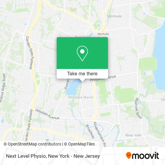 Next Level Physio map