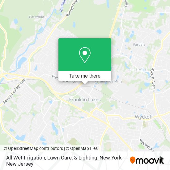 All Wet Irrigation, Lawn Care, & Lighting map