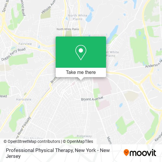 Professional Physical Therapy map