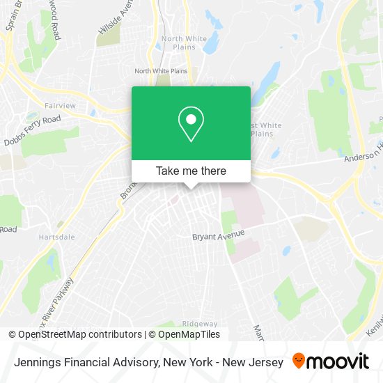 Mapa de Jennings Financial Advisory