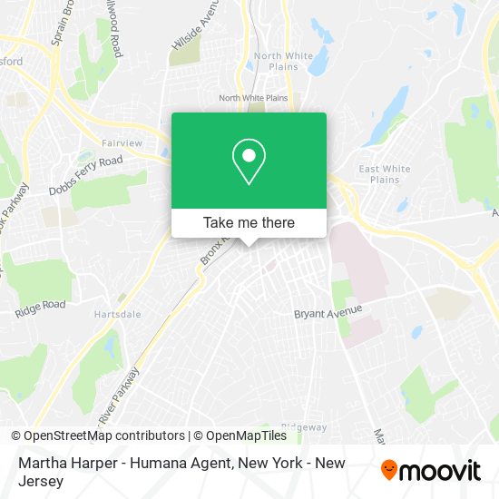 Martha Harper - Humana Agent map