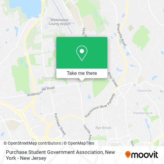 Purchase Student Government Association map