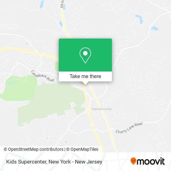 Kids Supercenter map