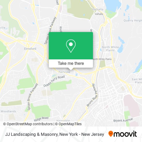 JJ Landscaping & Masonry map