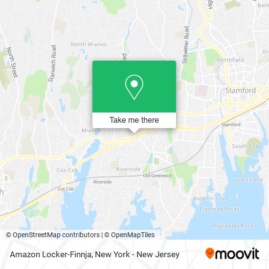 Mapa de Amazon Locker-Finnja