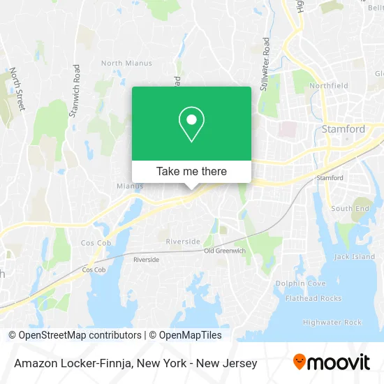 Amazon Locker-Finnja map