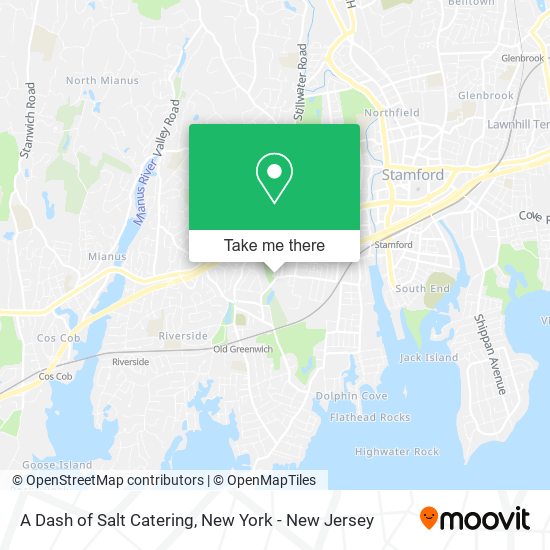 A Dash of Salt Catering map