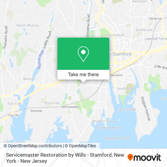Servicemaster Restoration by Wills - Stamford map