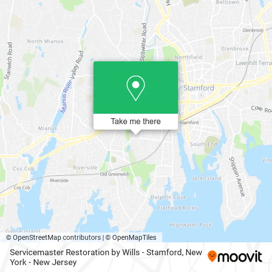 Servicemaster Restoration by Wills - Stamford map