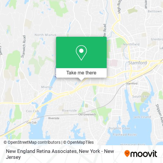 New England Retina Associates map
