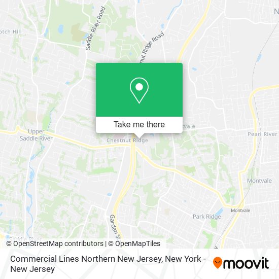 Commercial Lines Northern New Jersey map