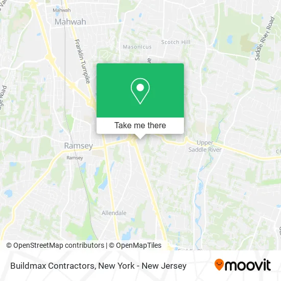 Buildmax Contractors map