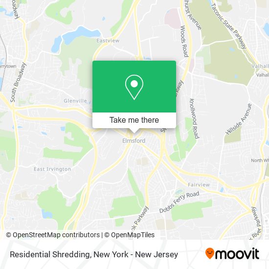 Mapa de Residential Shredding