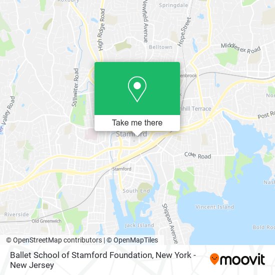 Ballet School of Stamford Foundation map