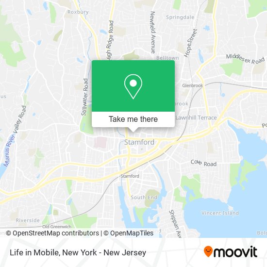 Life in Mobile map